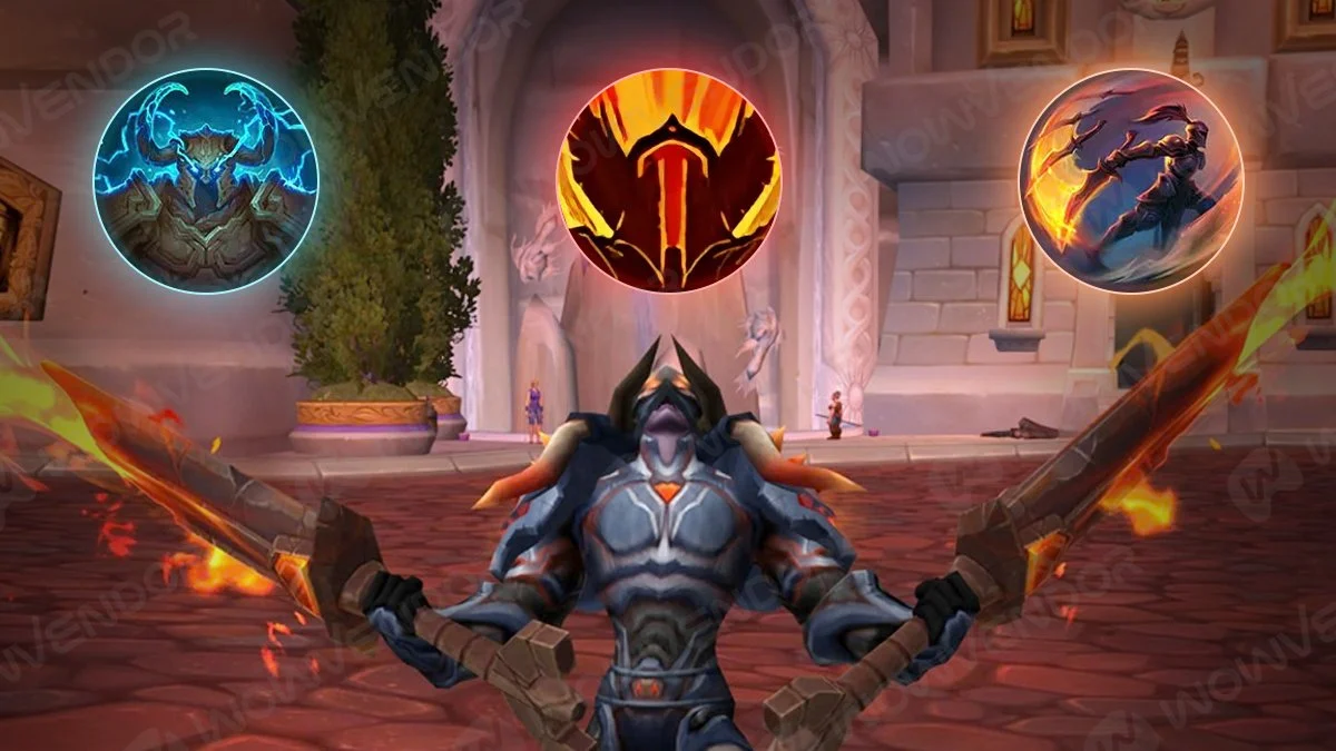Warrior in melee combat showing rage-based gameplay in Turtle WoW
