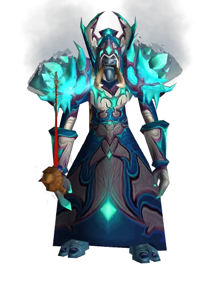 Frost Mage casting icy magic in Turtle WoW