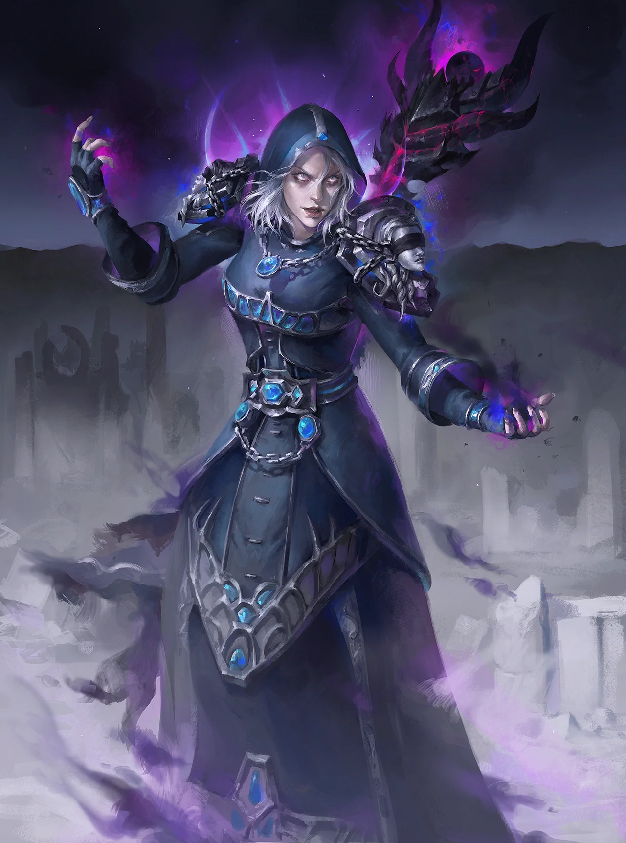 Shadow Priest casting mind spells in Turtle WoW